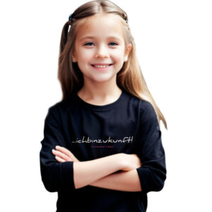 Shirt mit Ansage „…ichbinzukunft!“ für Mädchen & Jungs