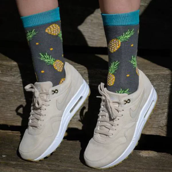 Hübsche und originelle Bamboo-Damensocken "Pineapple Socks"