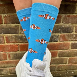 Hübsche und originelle Bamboo-Damensocken "Clown Fish Socks"