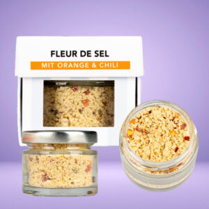 Pikantes Orange-Chilli-Salz "Fleur de Sel" von Sel La Vie