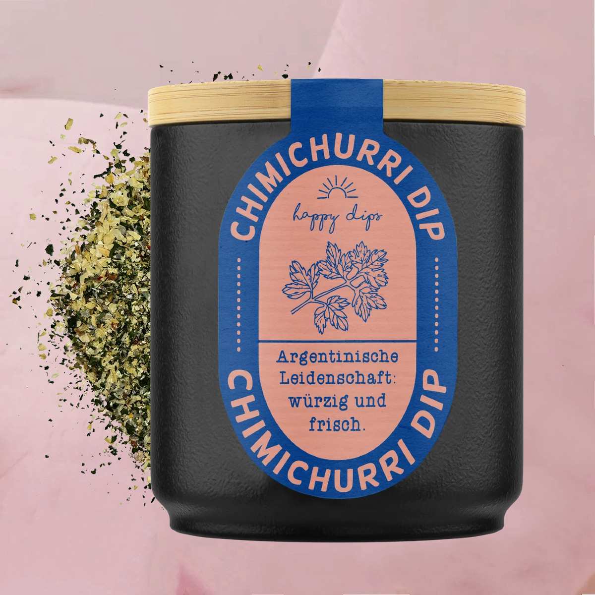 Köstlich pikante Dips in verschiedenen Geschmacksrichtungen in der 80- bis110g-Dose von happy dips