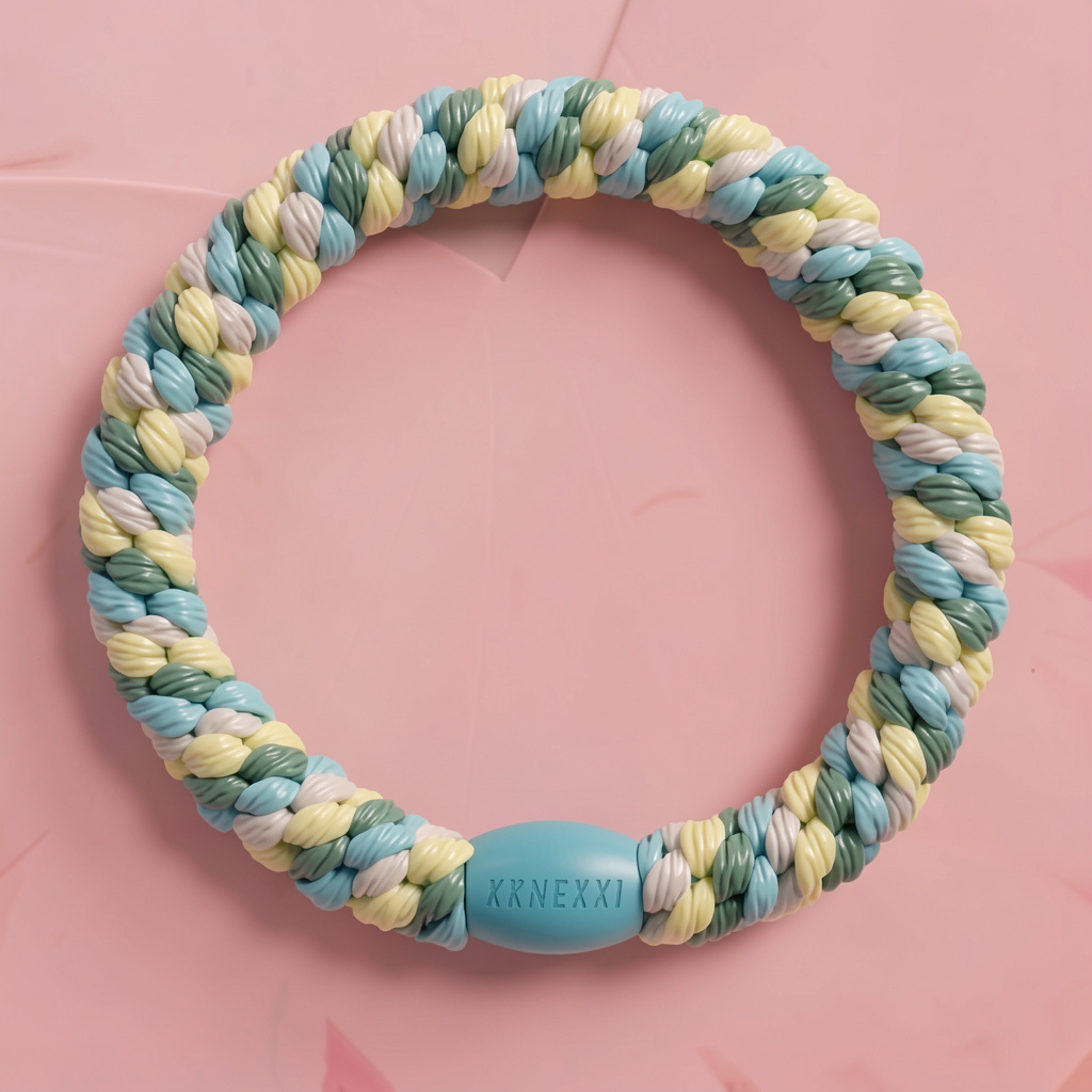 Coole, praktische Haargummis in verschiedenen Farben und Designs von KKNEKKI
