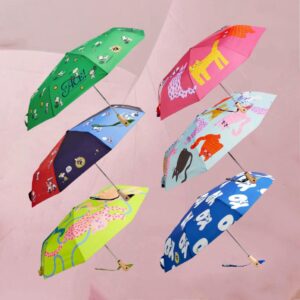 Handgefertigte, farbenfrohe Regenschirme in 6 originellen Motto- und Designvarianten von Original Duckhead