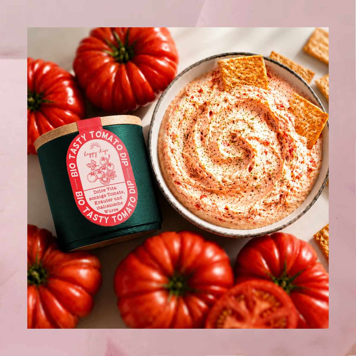Köstlich pikante Dips in verschiedenen Geschmacksrichtungen im praktischen 100g-Nachfüllpack von happy dips