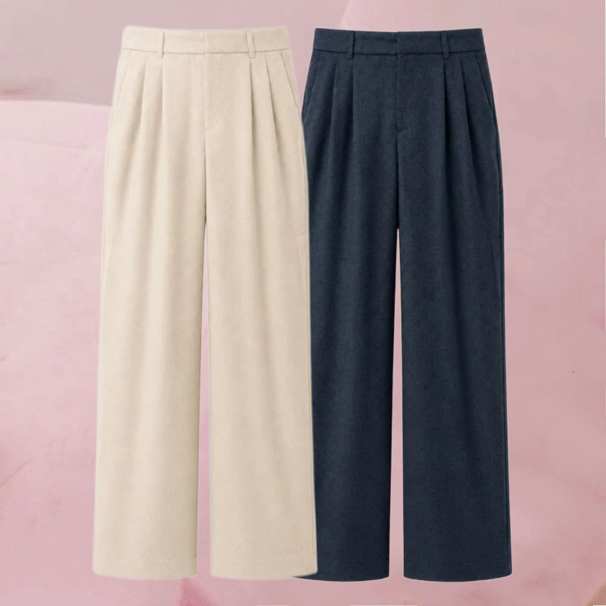 Schicke, elegante Hose "Perla Pants" in den trendigen Farben Casse & Indigo von An'ge