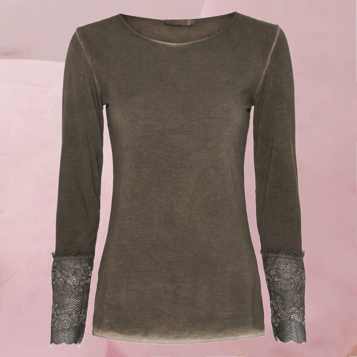 Elegant hübsches Shirt "Mdc Dame Bluse" mit Spitze an den Ärmeln in 7 coolen Farben von Marta Du Chateau