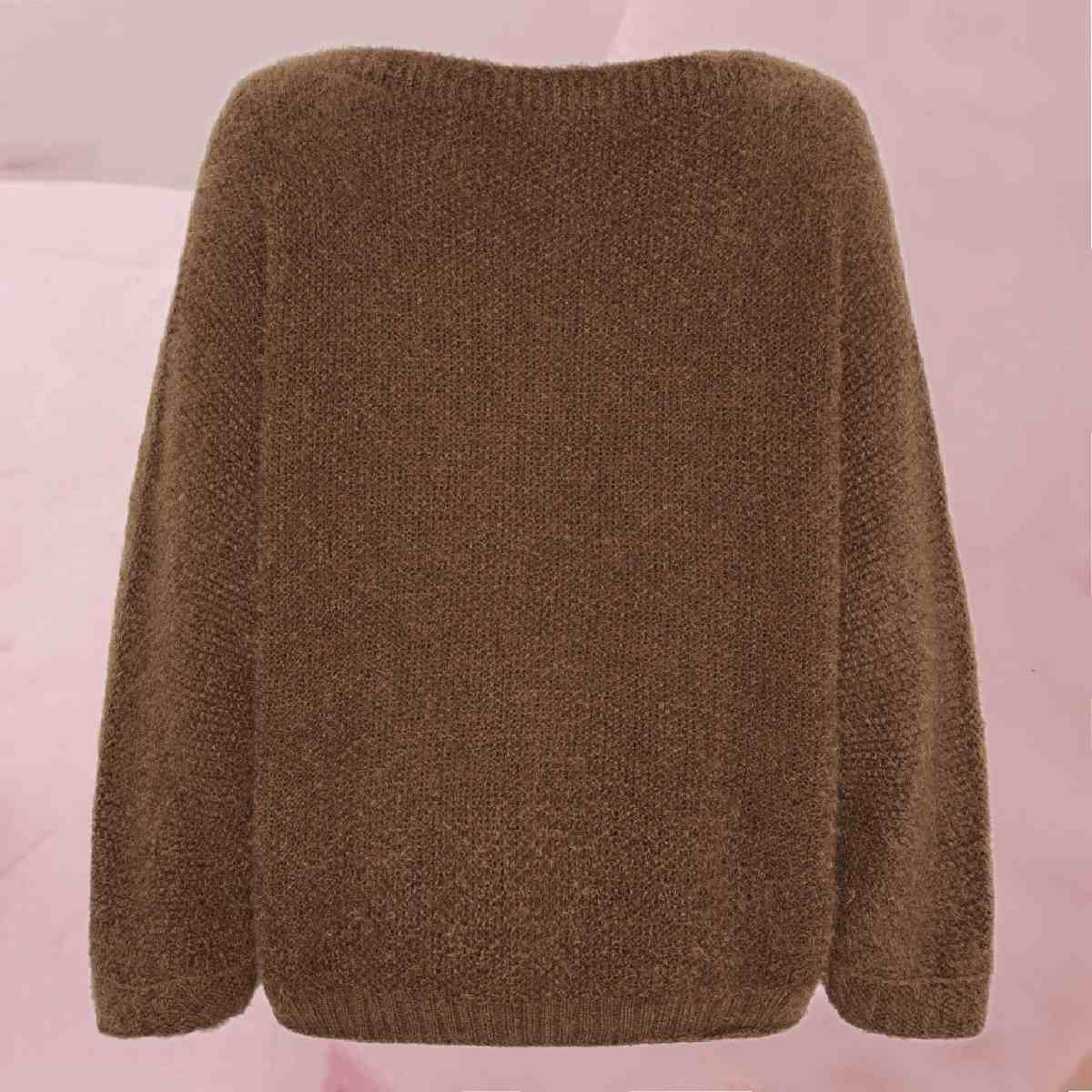 Weich-kuscheliger Strickpullover "Dame Strik MdcAnouk Knit" in 4 trendigen Herbstfarben von Marta Du Chateau