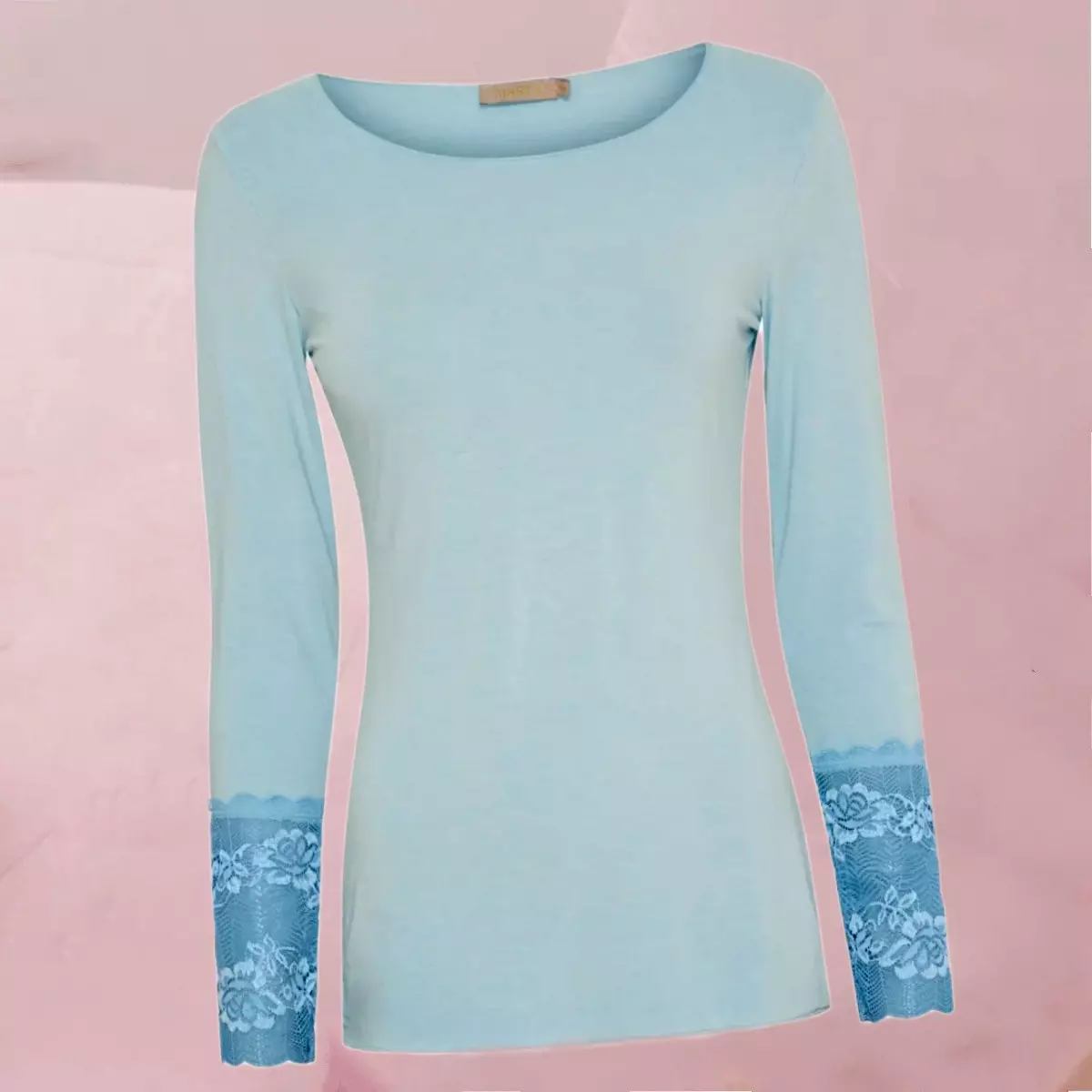 Elegant hübsches Shirt "Mdc Dame Bluse" mit Spitze an den Ärmeln in 7 coolen Farben von Marta Du Chateau