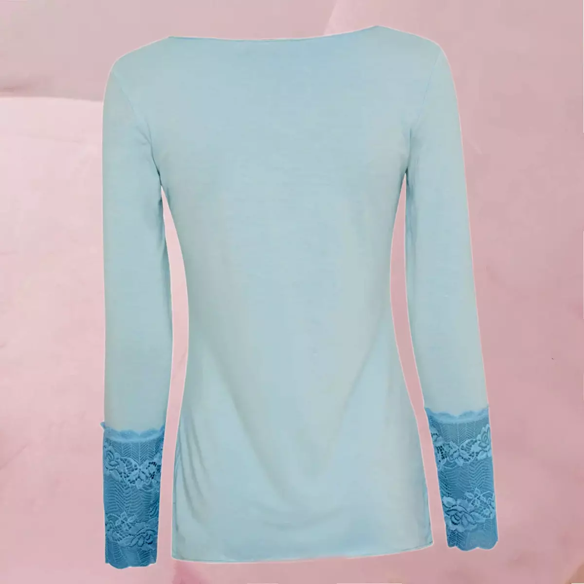 Elegant hübsches Shirt "Mdc Dame Bluse" mit Spitze an den Ärmeln in 7 coolen Farben von Marta Du Chateau