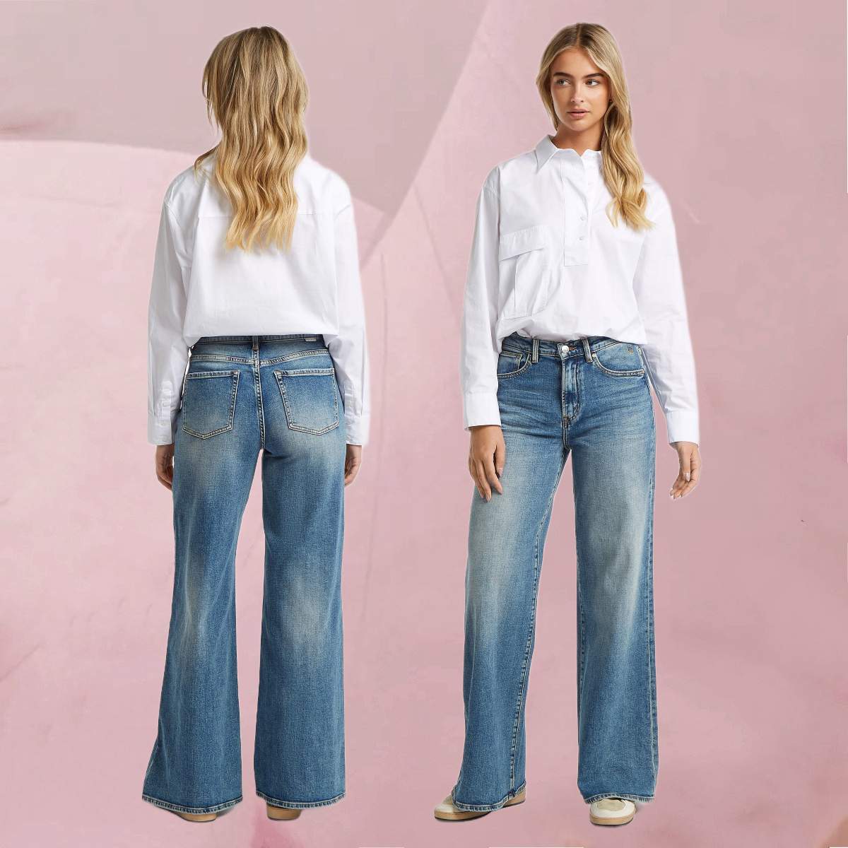 Lässige Jeans "Fabi Reflex Blue Wash" in verwaschenem Denim-Blau von Circle Of Trust