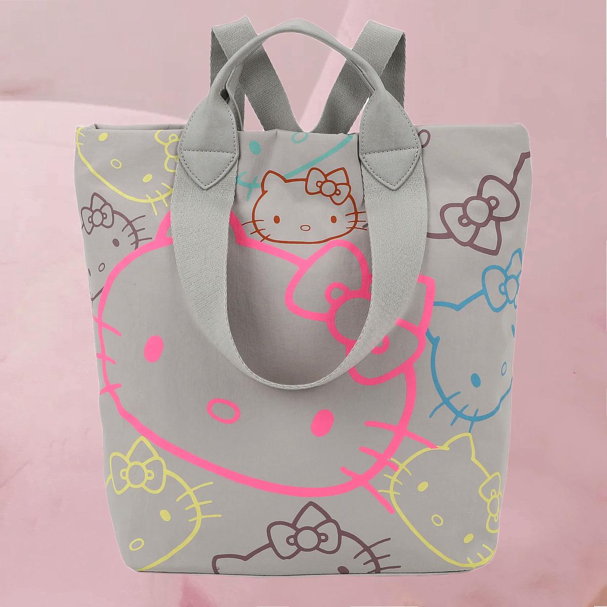 Coole Rucksacktasche "Hello Kitty x Fritzi" in Beige-Grau von fritzi