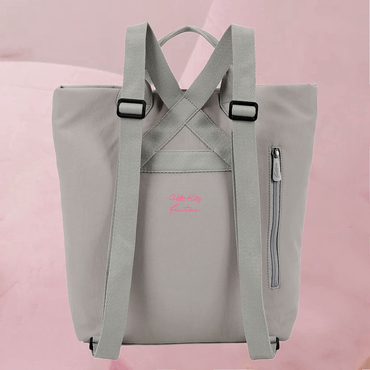 Coole Rucksacktasche "Hello Kitty x Fritzi" in Beige-Grau von fritzi