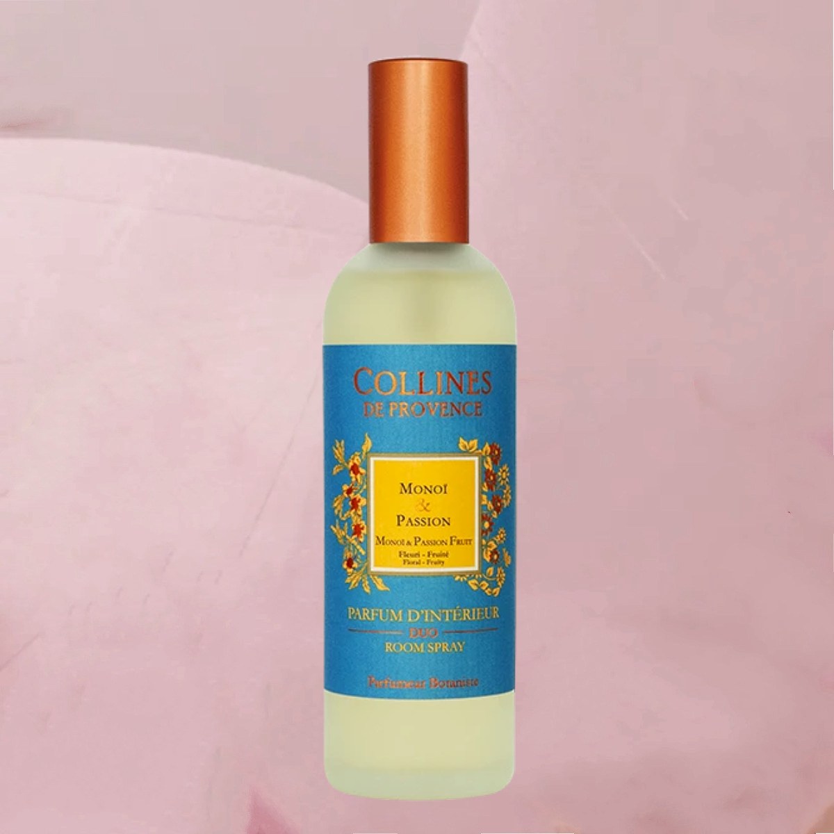 Exklusive Raumsprays mit originellen, kostbaren Duftkreationen im 100ml-Sprühfläschchen von Collines de Provence