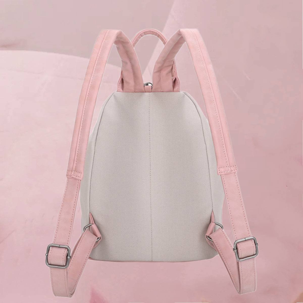 Flotter Backpack-Rucksack "Marit Limited Embro Fun" mit süßen Stickereien auf Sandfarben von fritzi