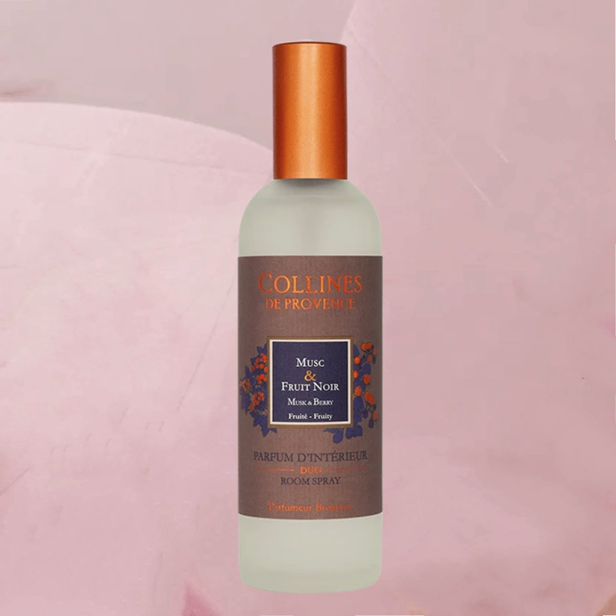 Exklusive Raumsprays mit originellen, kostbaren Duftkreationen im 100ml-Sprühfläschchen von Collines de Provence