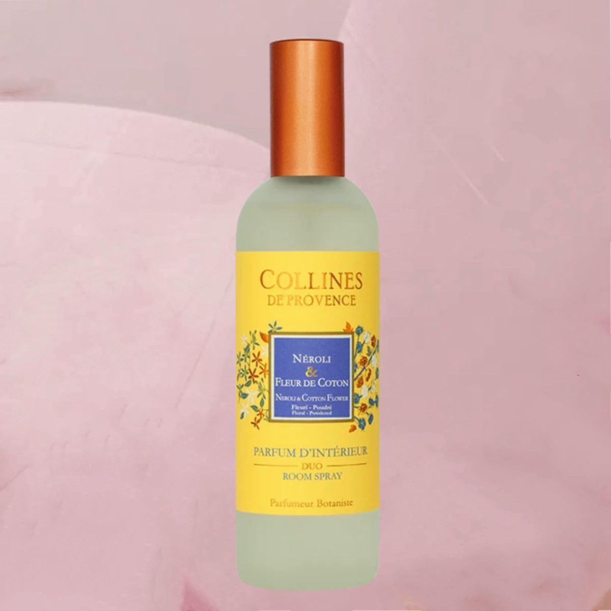 Exklusive Raumsprays mit originellen, kostbaren Duftkreationen im 100ml-Sprühfläschchen von Collines de Provence