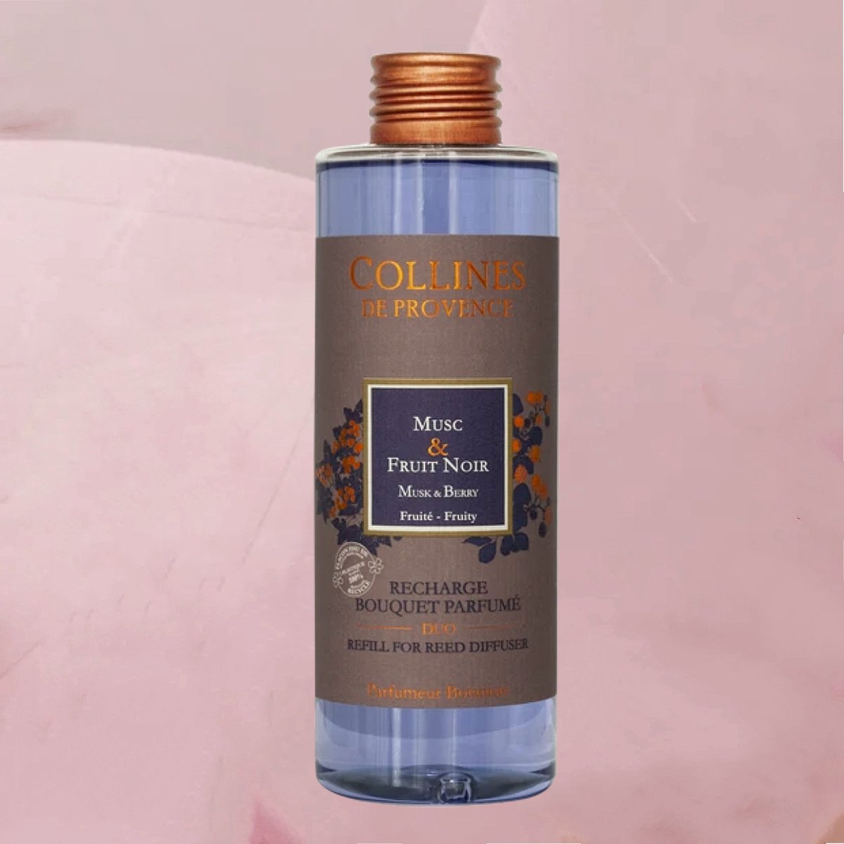 Exklusive Raumduft-Diffusoren mit originellen, kostbaren Duftkreationen im 200ml-Nachfüllfläschchen von Collines de Provence