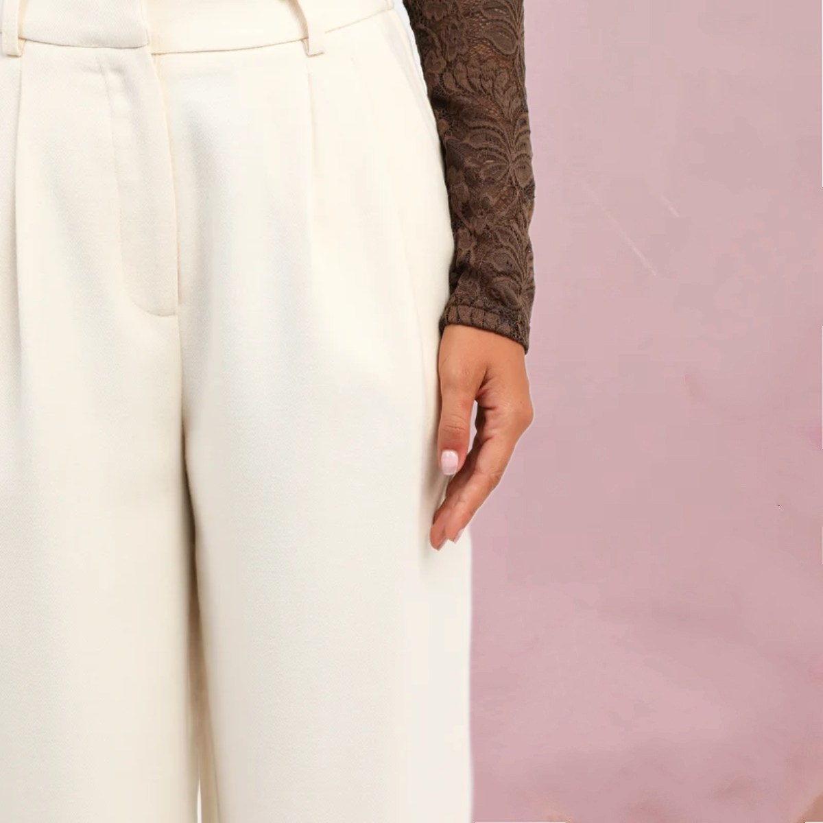 Schicke, elegante Hose "Perla Pants" in den trendigen Farben Casse & Indigo von An'ge