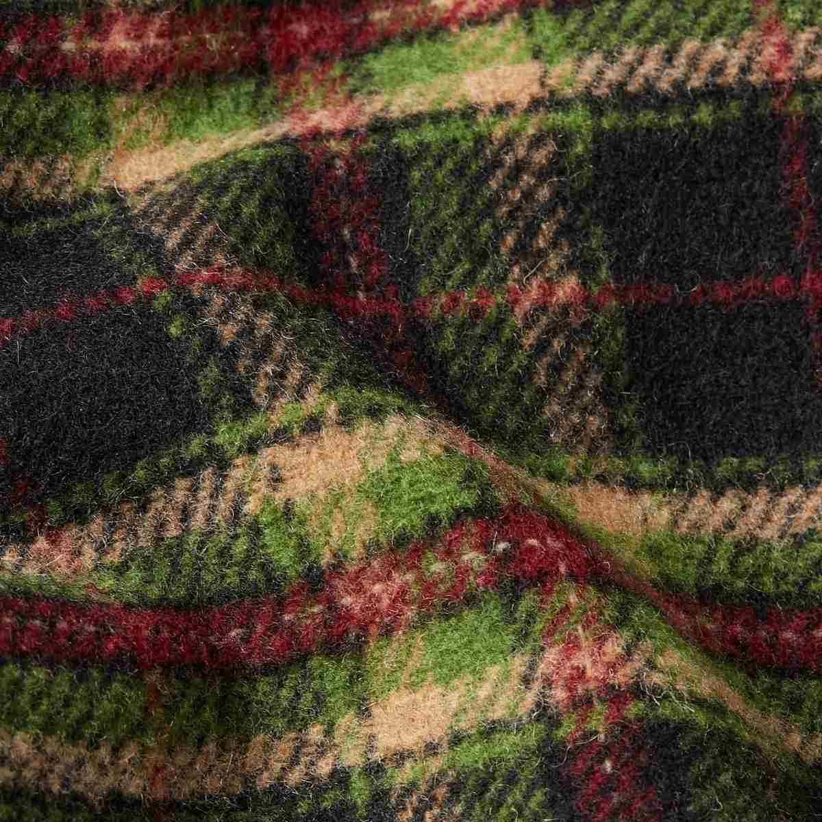 Elegant cooler Wintermantel "Robin Coat Charonne" im klassischen Karo-Muster auf Schwarz von King Louie