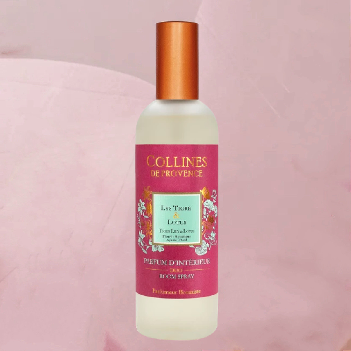 Exklusive Raumsprays mit originellen, kostbaren Duftkreationen im 100ml-Sprühfläschchen von Collines de Provence