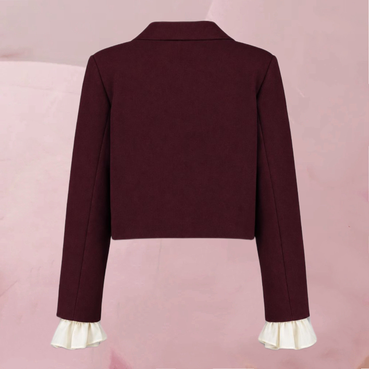 Elegant-cooler Blazer "Ivy-Blazer Red Port“ in edlem Bordeaux-Ton von Harper & Yve