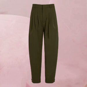 Cool elegante Hose "Luna Pants Raw Umber" in Dunkelgrün von Circle Of Trust