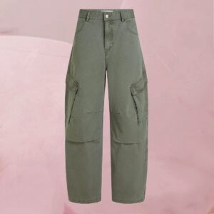 Flotte, knöchellange Hose "Macy Pants Urban Chic" in dezentem Grün von Circle Of Trust