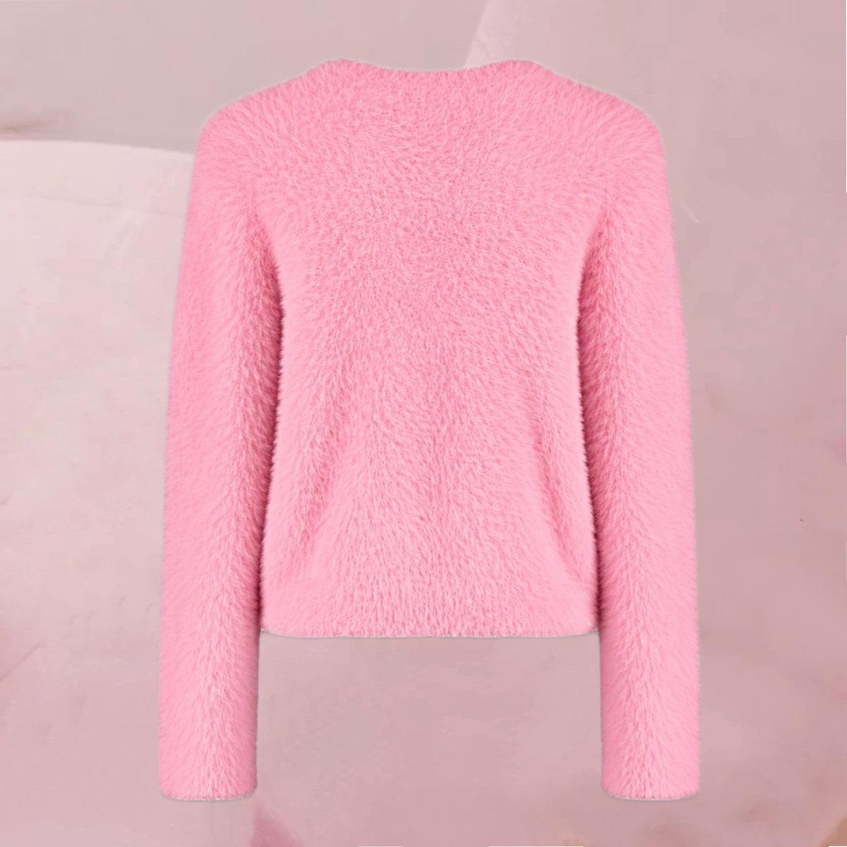 Kuschelig hübscher Pullover "Trui Nina Blush Pink" in hellem Rosa von Harper & Yve