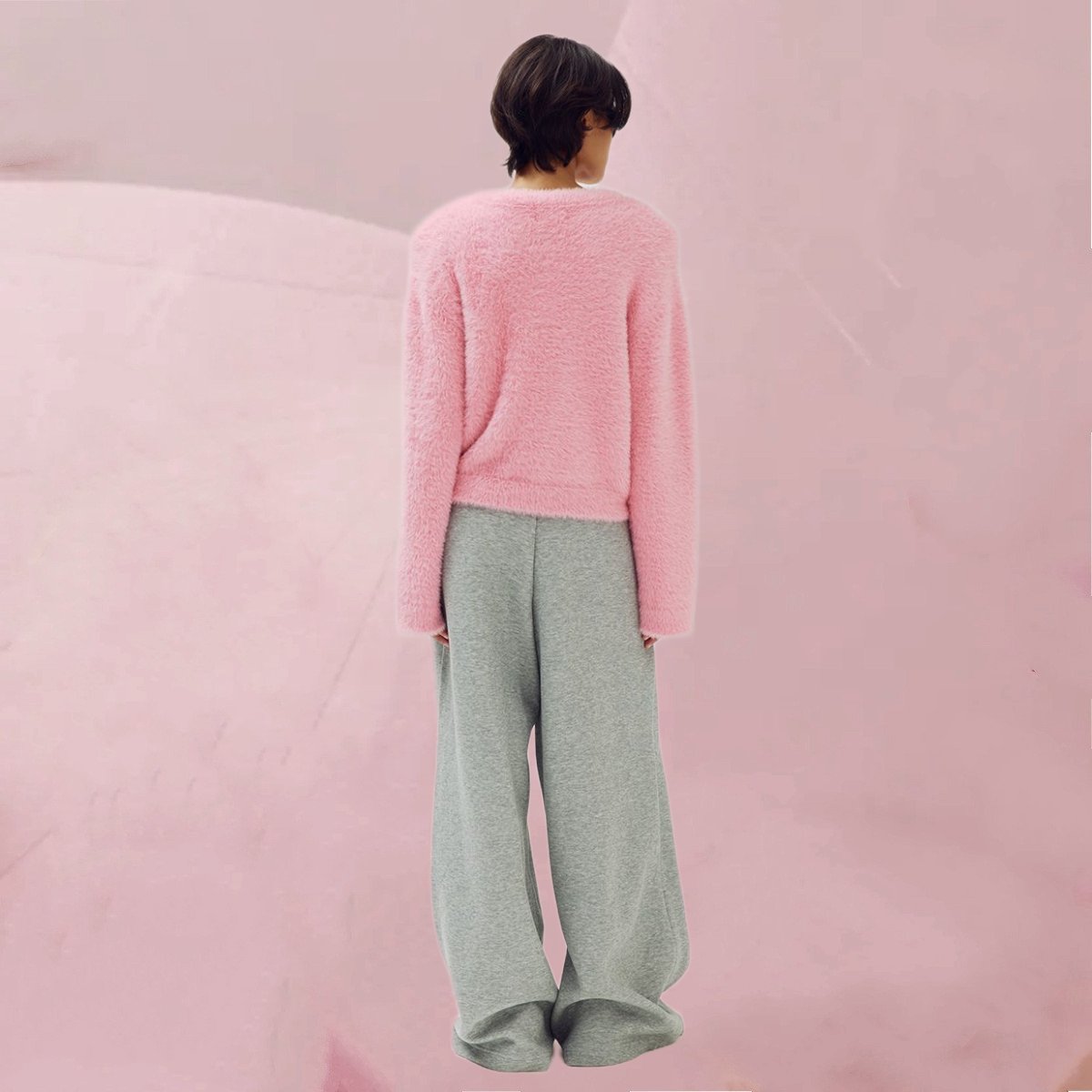 Kuschelig hübscher Pullover "Trui Nina Blush Pink" in hellem Rosa von Harper & Yve