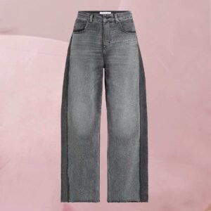 Fesche, knöchellange Jeans "Ryler Denim Cool Grey Wash" im Barrel-Style auf Grau von Circle Of Trust